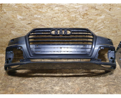 Бампер передний в сборе дизель Audi Q7 [4M] 2015>