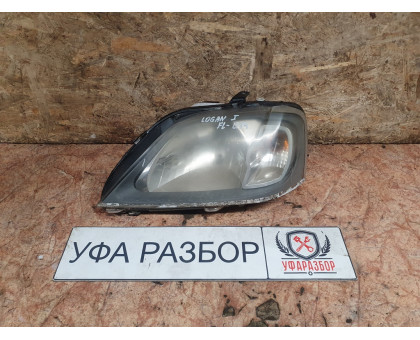Фара левая 1.6 МКПП Renault Logan 2005-2010