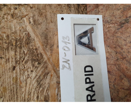 Эмблема (надпись) на крышку багажника хром Skoda Rapid 2020>