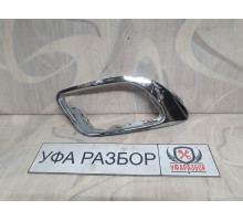 Накладка ПТФ левая хром 1.6 АКПП Renault Fluence 2014-2016