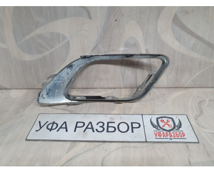 Накладка ПТФ левая хром 1.6 АКПП Renault Fluence 2014-2016