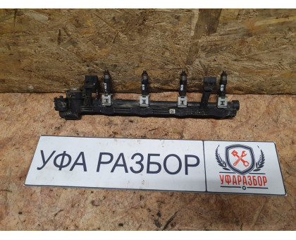 Топливная рампа с форсунками 1,6 МКПП MK6 Ford Fiesta 2012> Топливная рампа с форсунками 1,6 МКПП MK6 Ford Fiesta 2012>